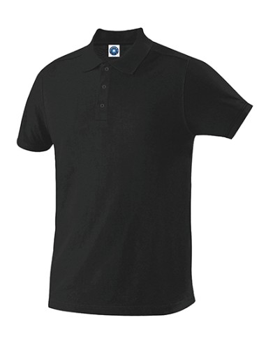 S-SW160-Mens Organic Cotton Piqué Polo
